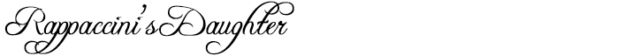 Rappaccini's - header
